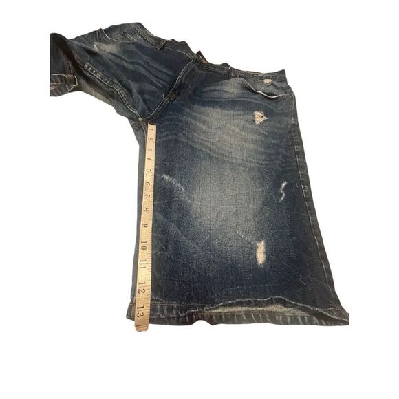 Jeanious men’s distressed Denim Shorts Sz 44/13 - Picture 6 of 6